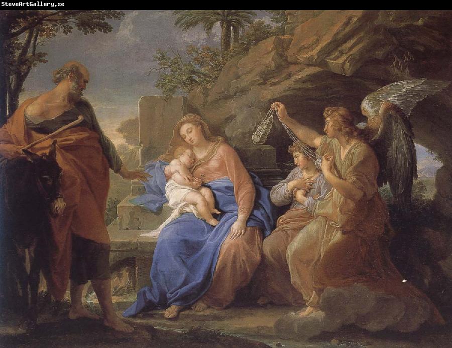 Pompeo Batoni Egypt on his way to the rest